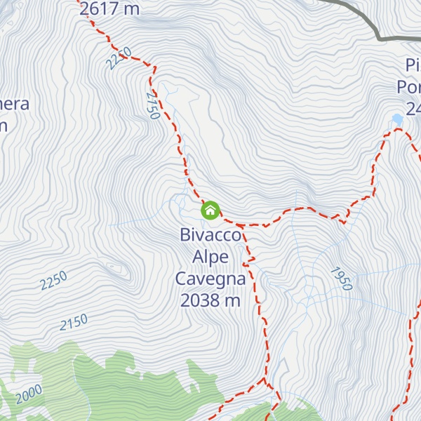 Map of Bivacco Alpe Cavegna