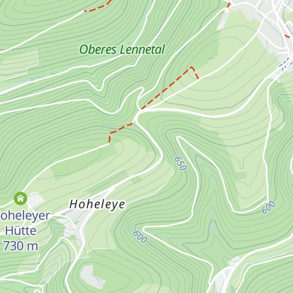 Map of Bürgers Jagdhütte