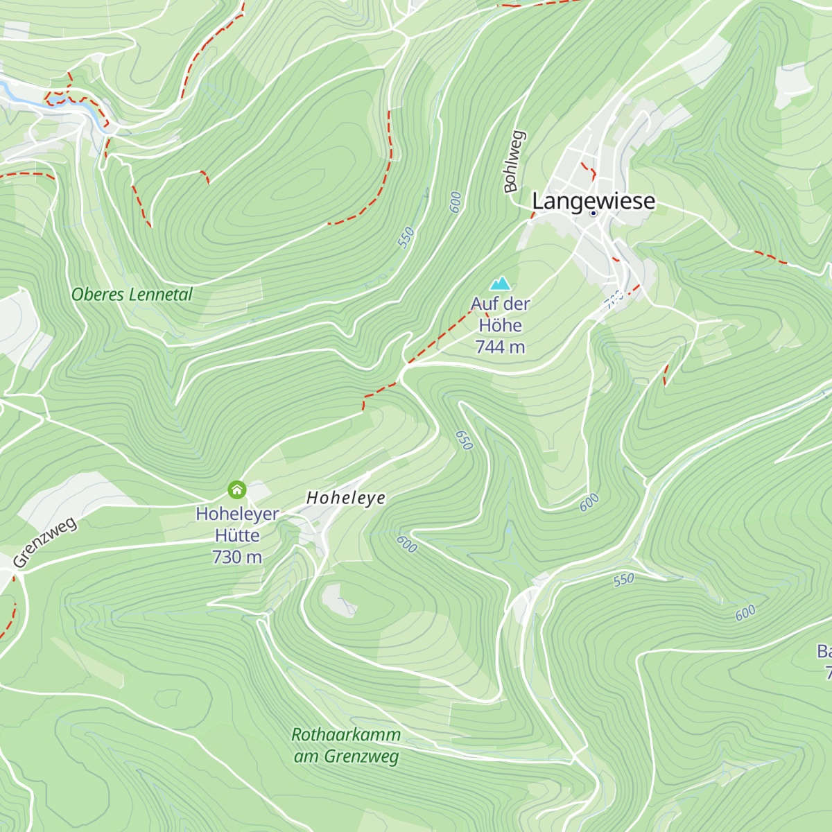 Bürgers Jagdhütte map