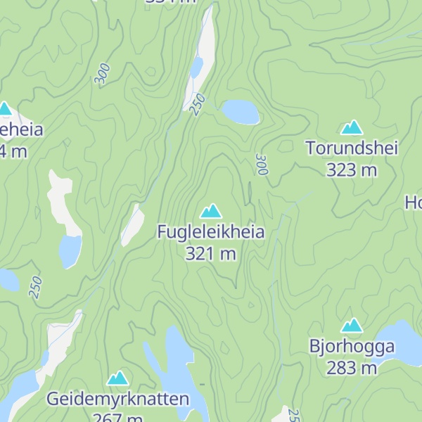 Map of Fugleleikheia