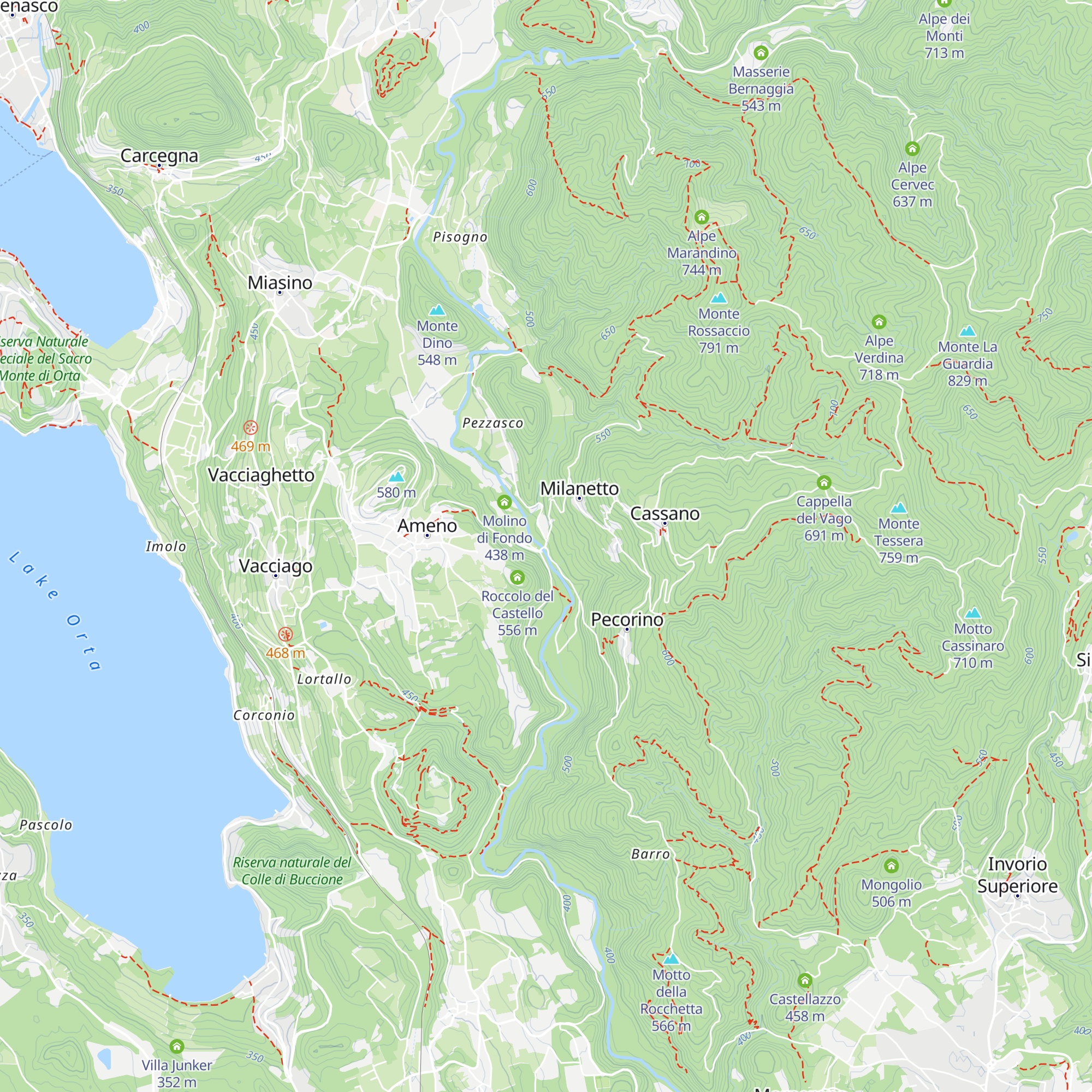 Cappella degli Alpini map