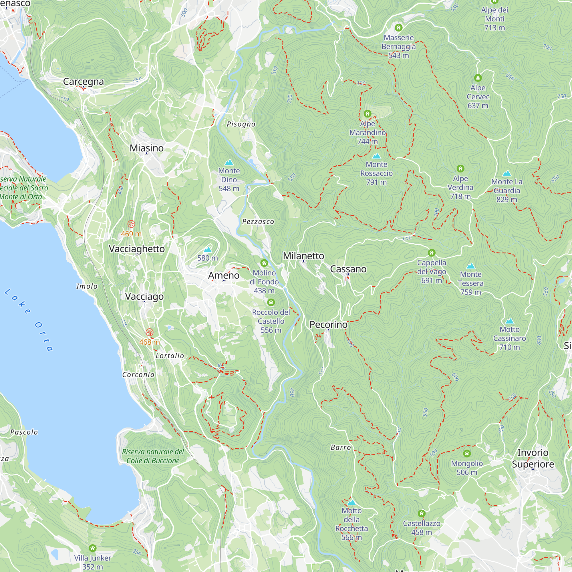 Cappella degli Alpini map