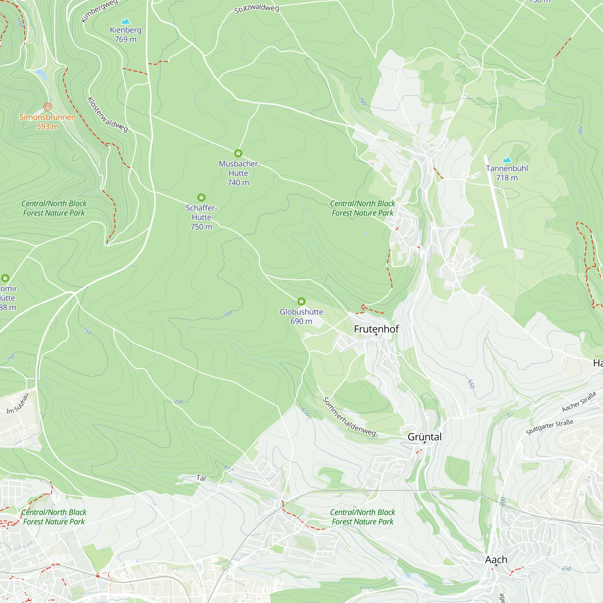 Globushütte map