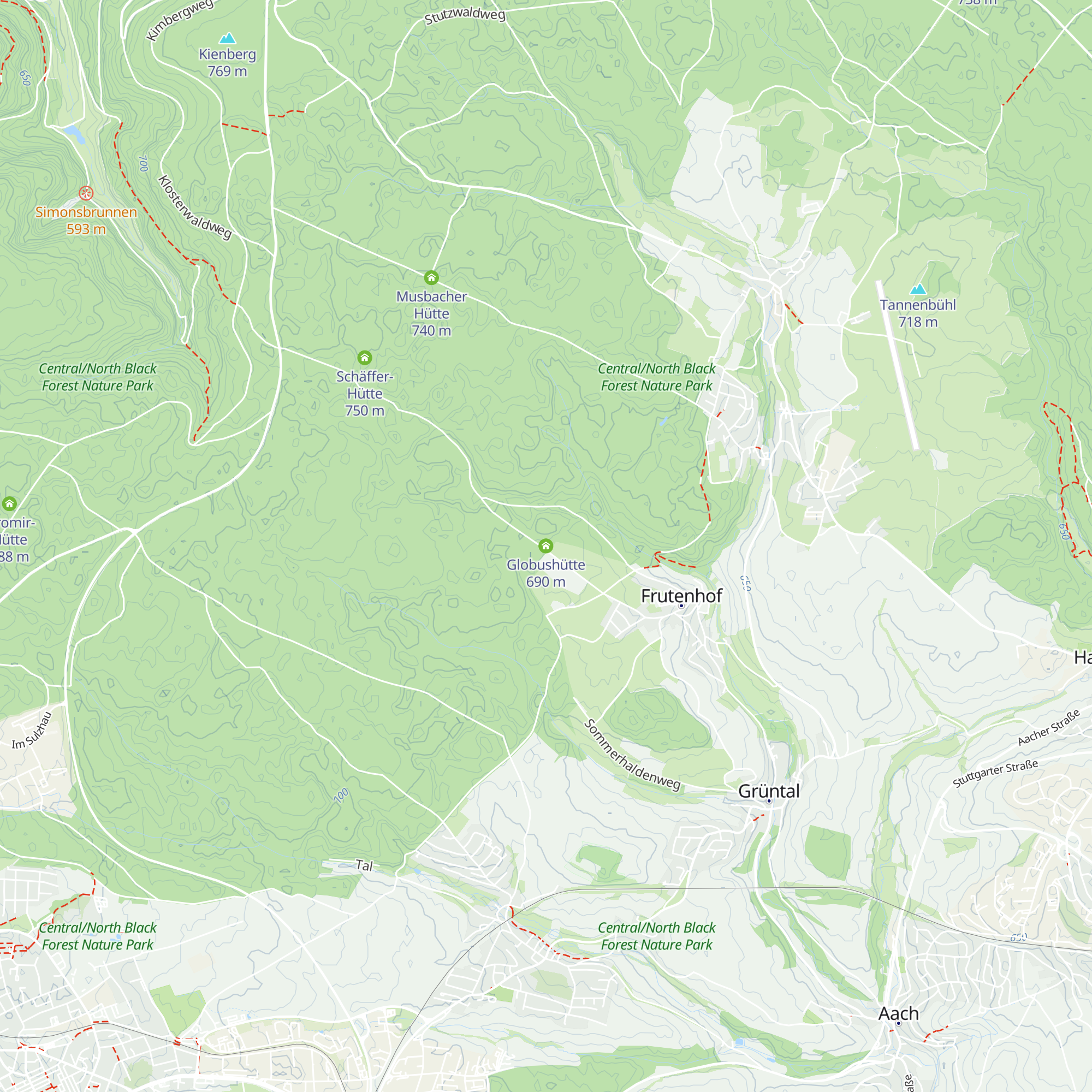 Globushütte map