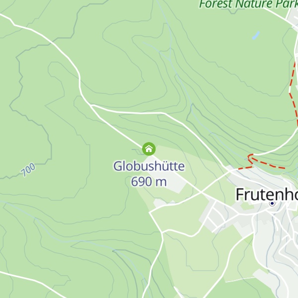 Map of Globushütte