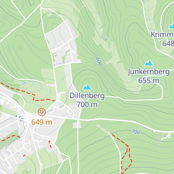 Map of Dillenberg