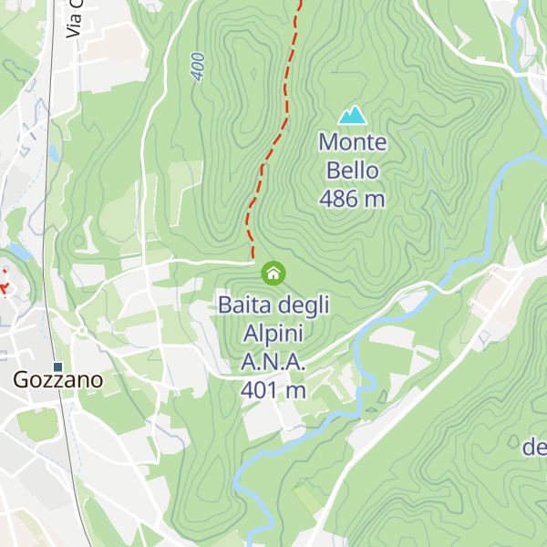 Map of Baita degli Alpini A.N.A.