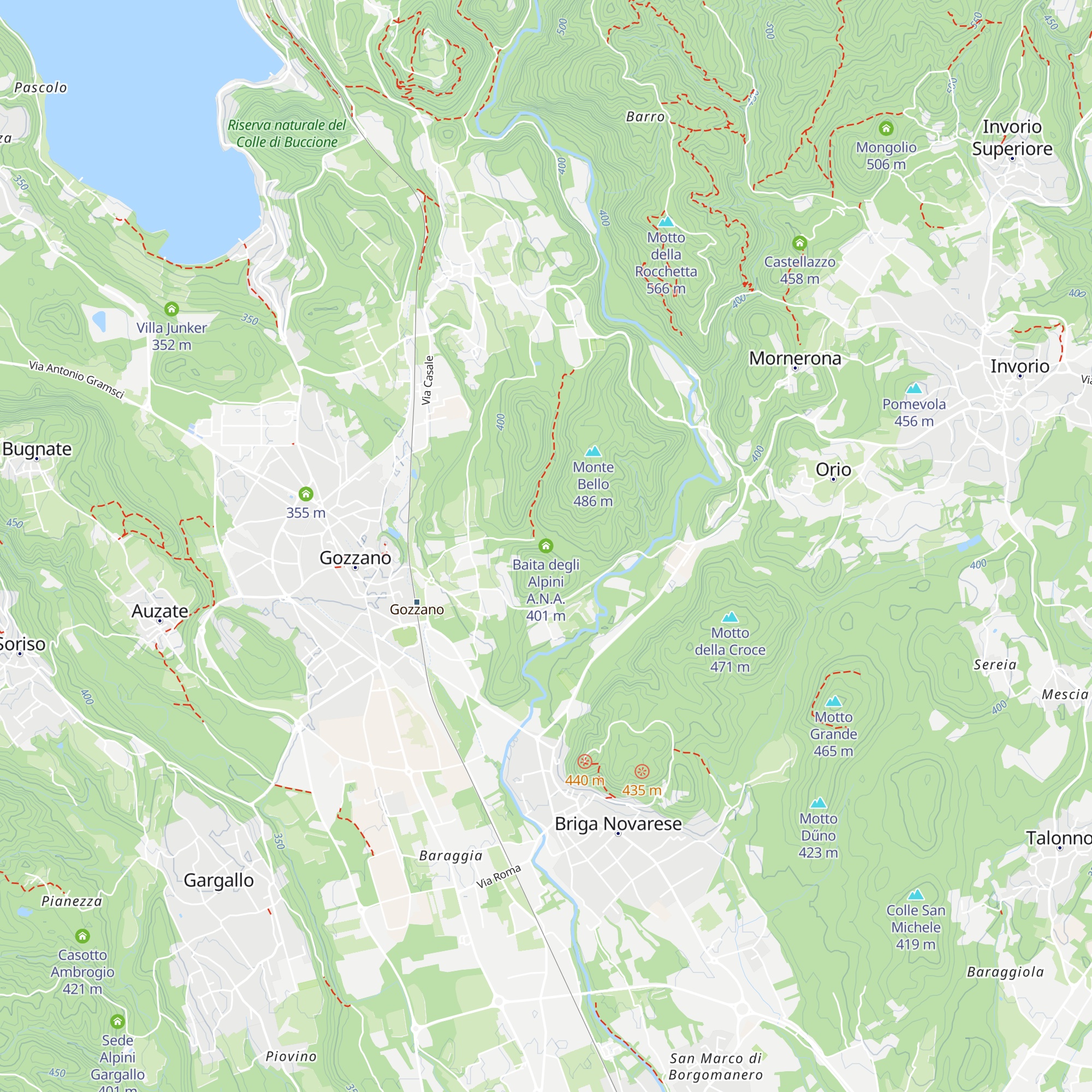 Baita degli Alpini A.N.A. map