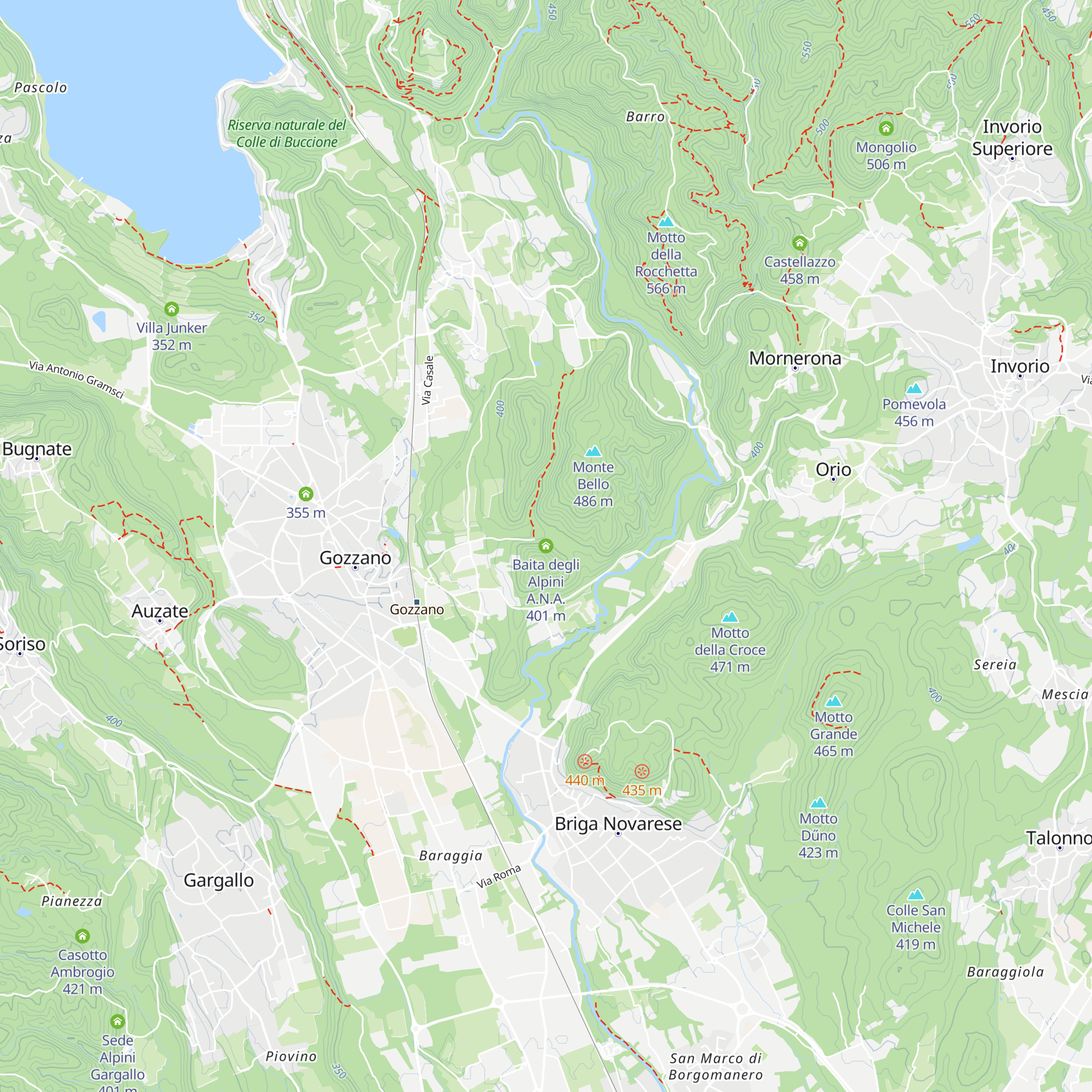 Baita degli Alpini A.N.A. map