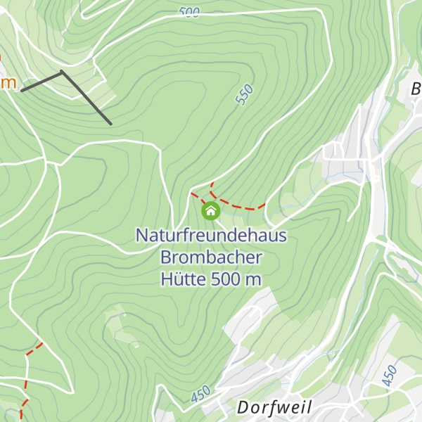 Map of Naturfreundehaus Brombacher Hütte