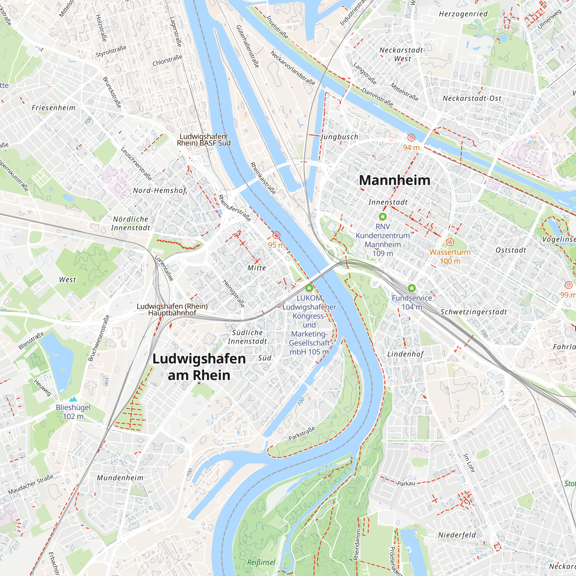 Tourist Information map