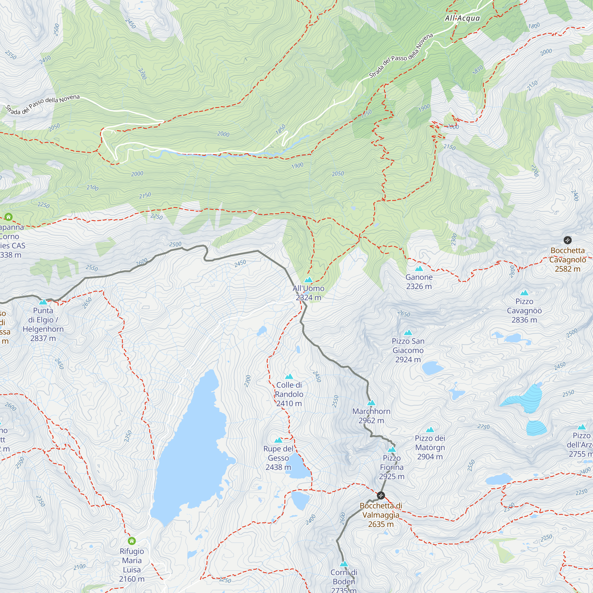 Ex caserma della finanza map