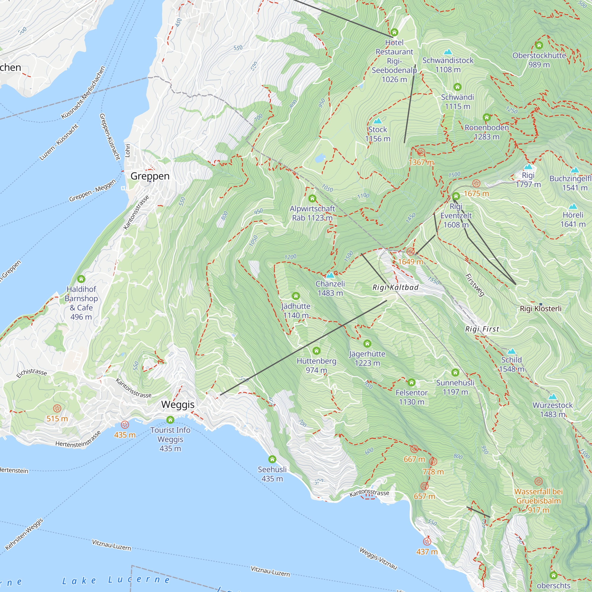 Jädhütte map