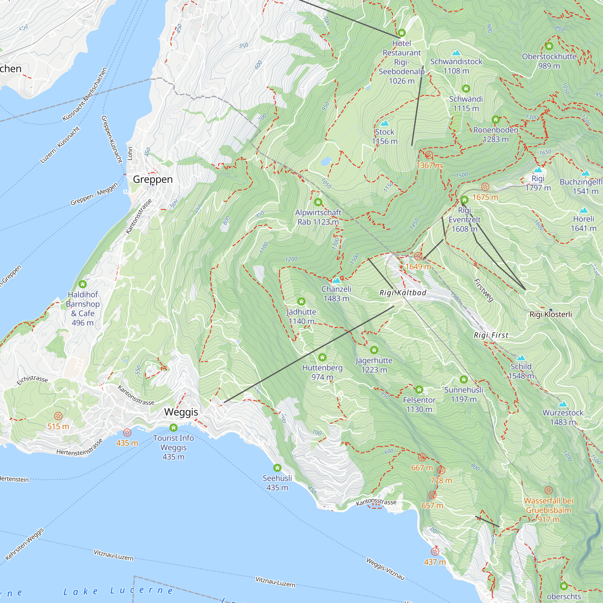 Jädhütte map