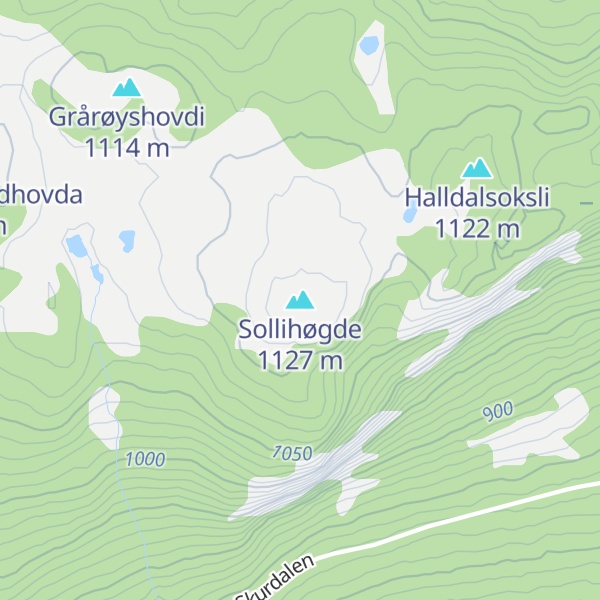 Map of Sollihøgde
