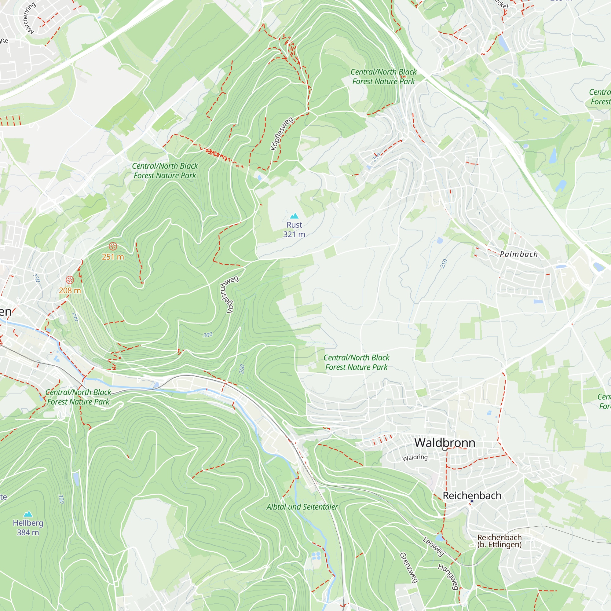 Wengertlenhütte map
