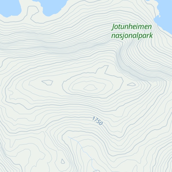 Map of Storådalshøe