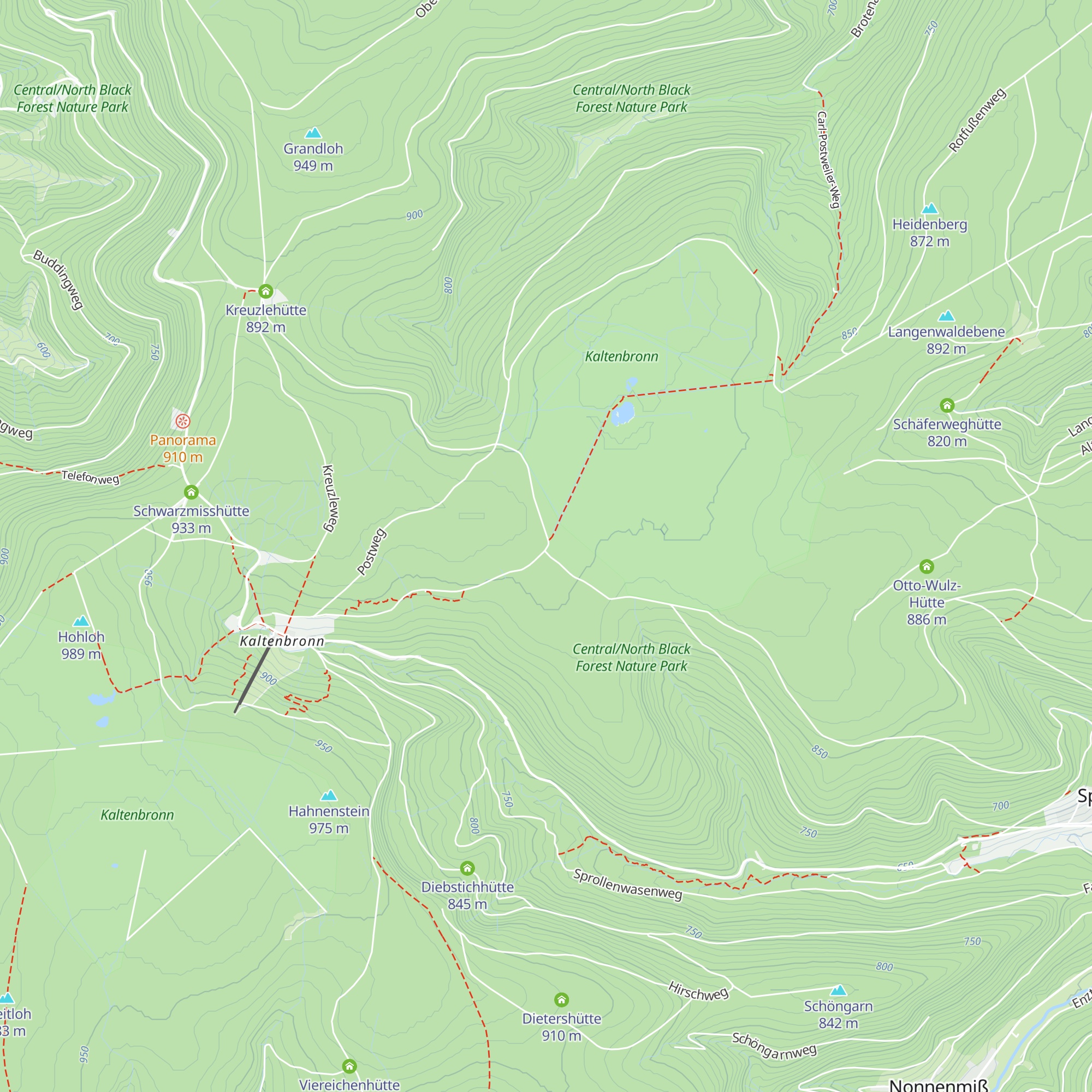 Leonhardhütte map