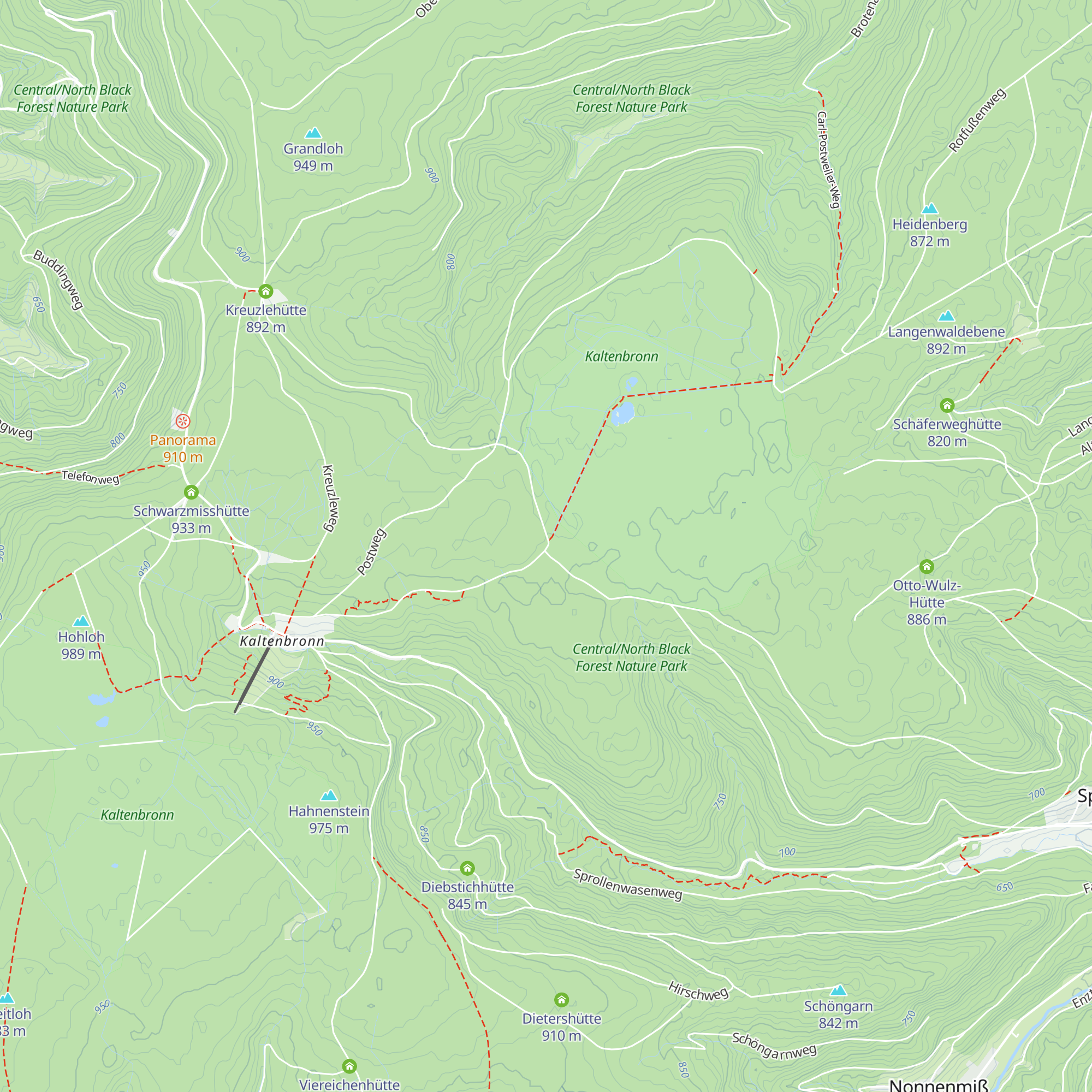 Leonhardhütte map