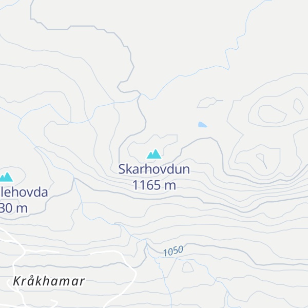 Map of Skarhovdun