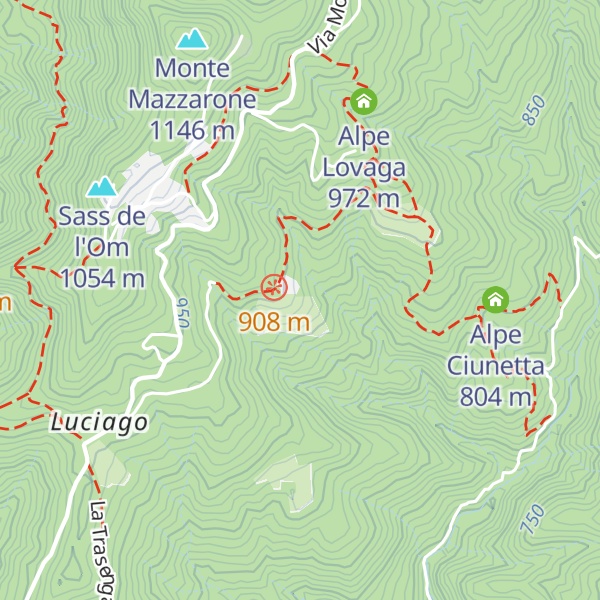 Map of Alpe Spagnolo