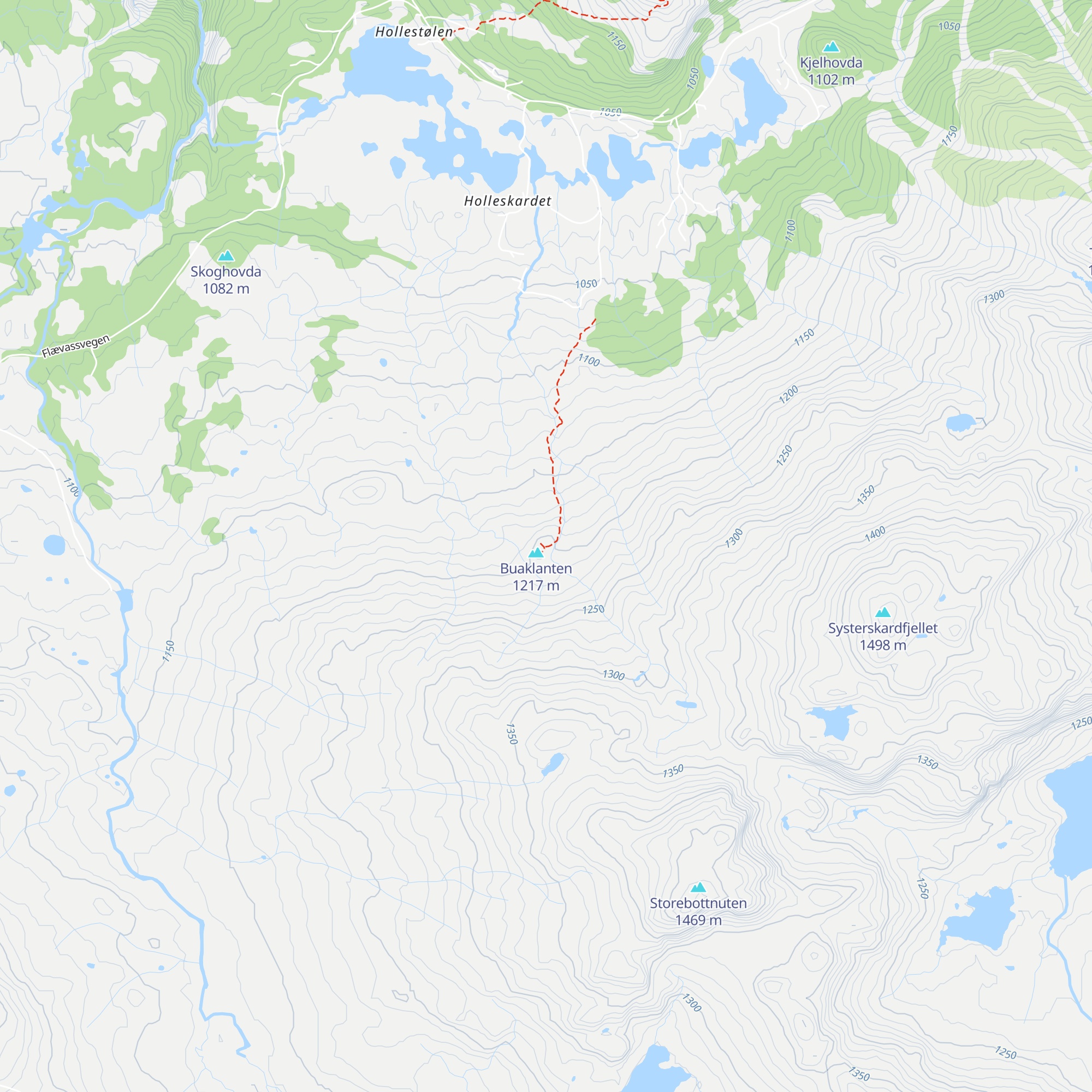 Buaklanten map