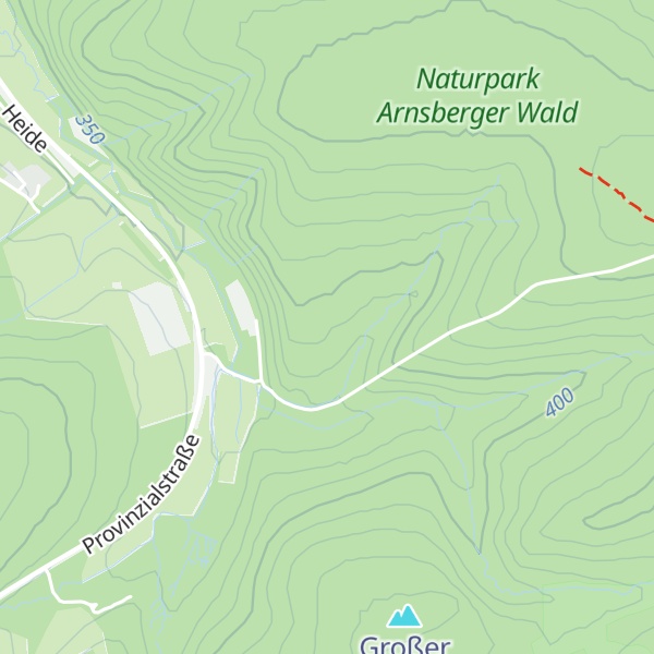 Map of Schutzhütte Schlingsiepen Hirscheck