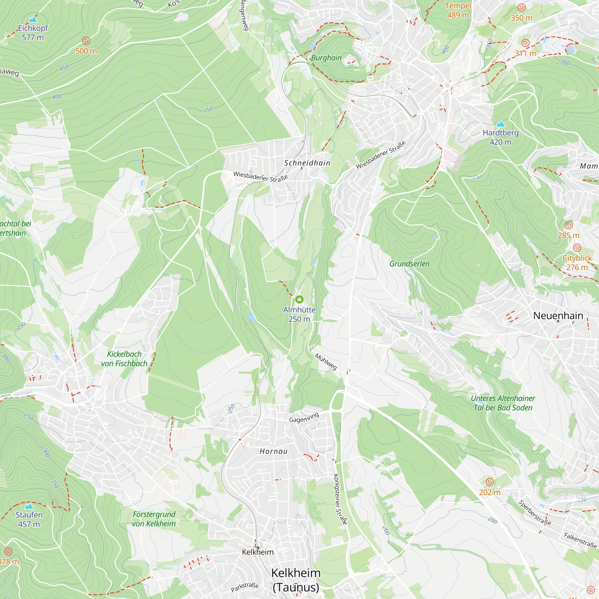 Almhütte map
