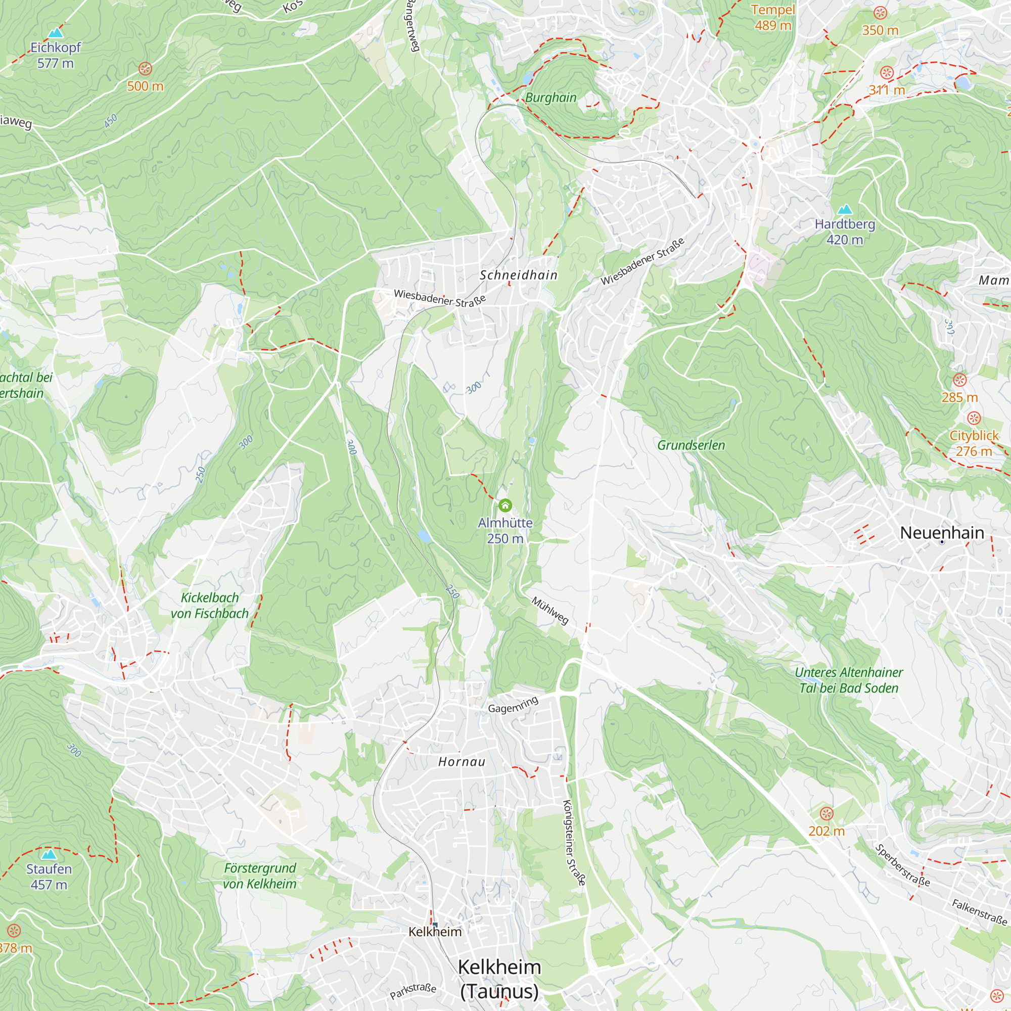 Almhütte map