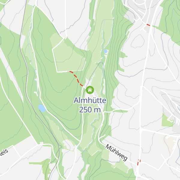 Map of Almhütte