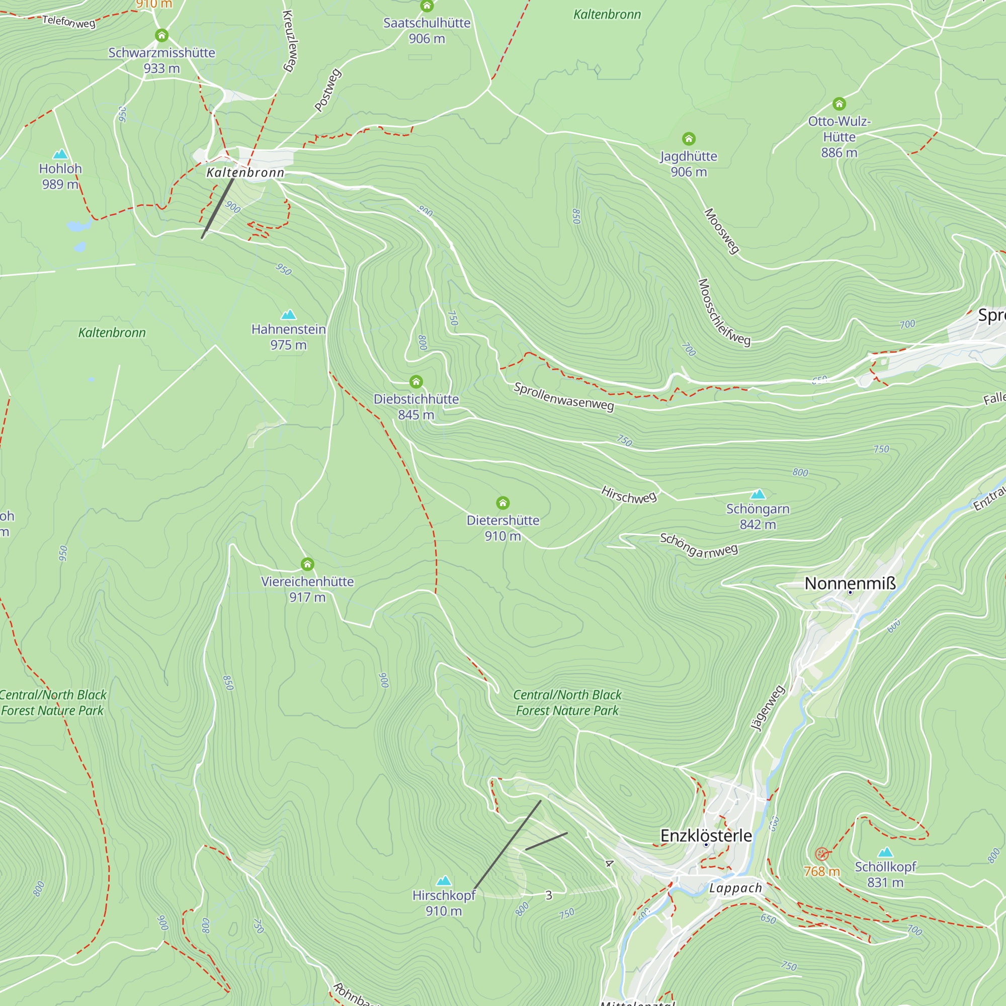 Dietershütte map