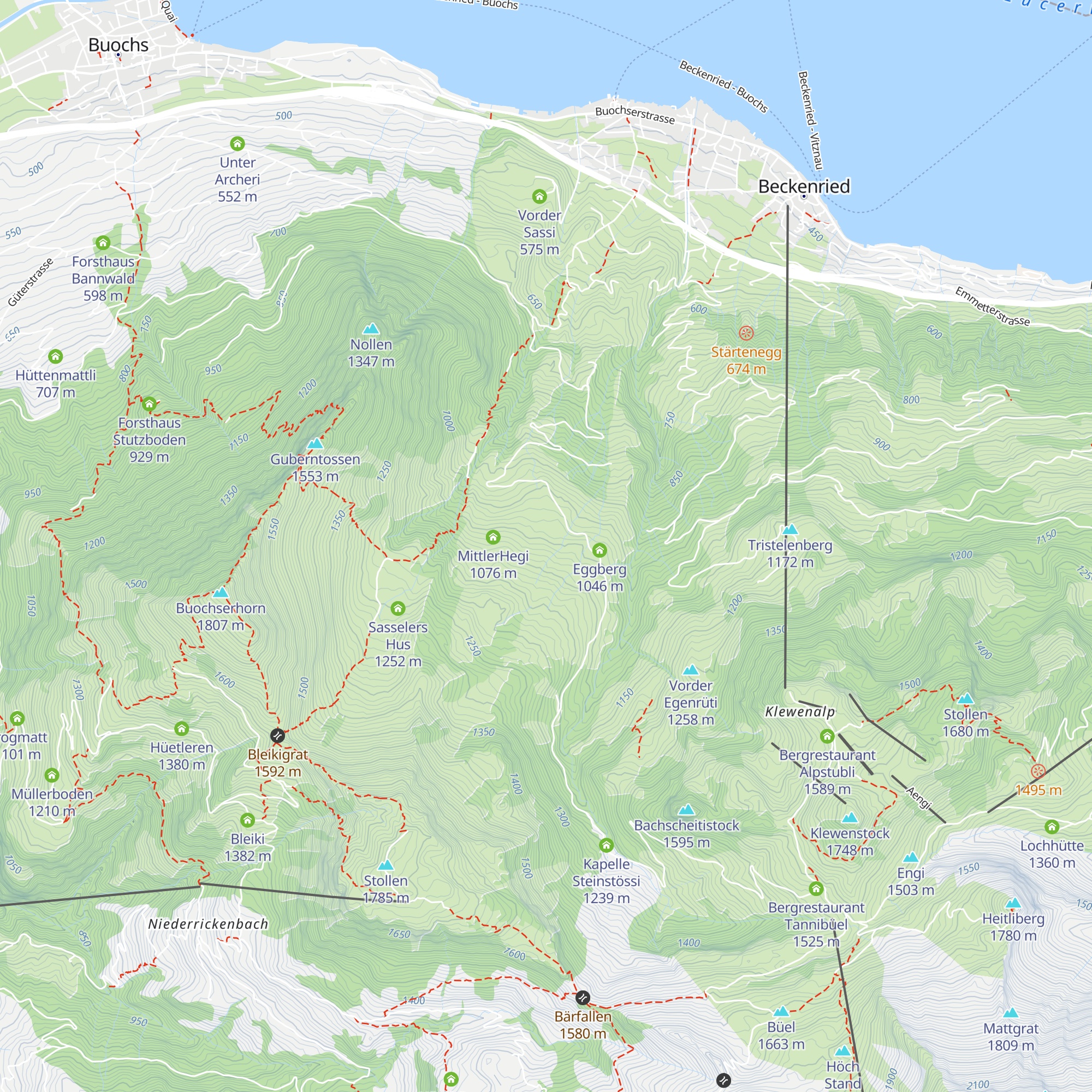 Dietlisberg map