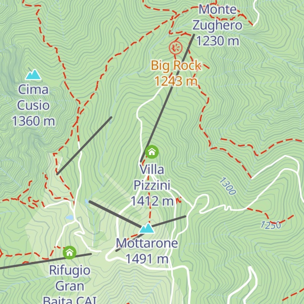 Map of Villa Pizzini