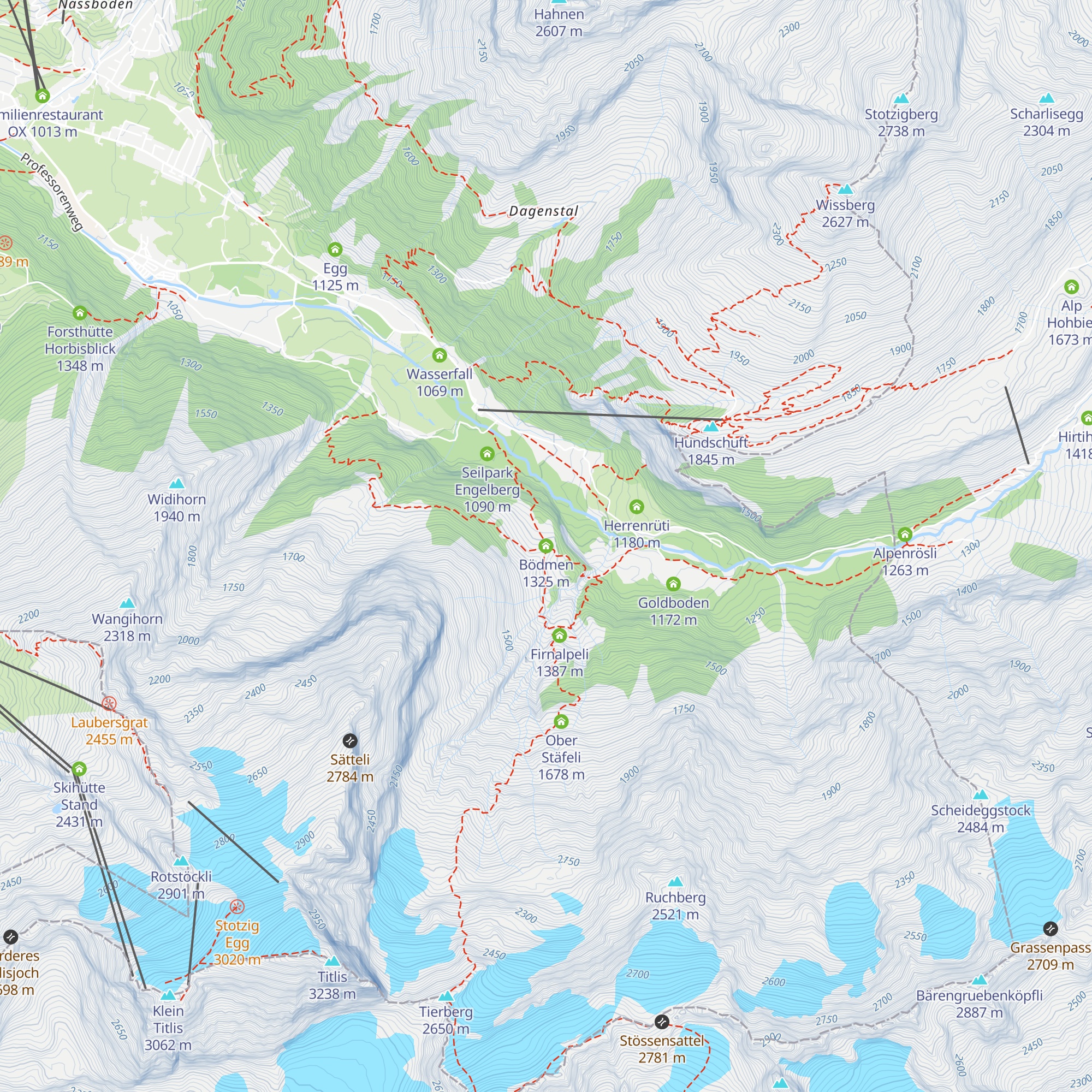 Bödmen map