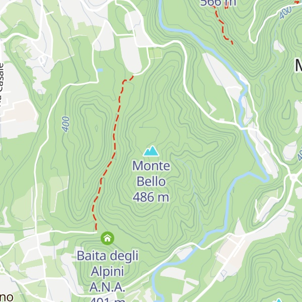 Map of Monte Bello