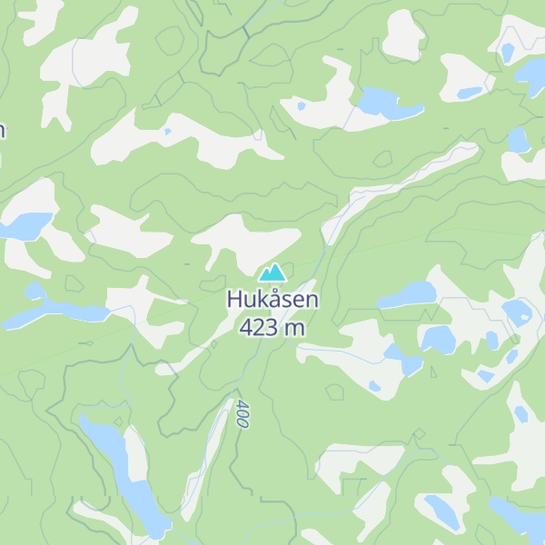 Map of Hukåsen