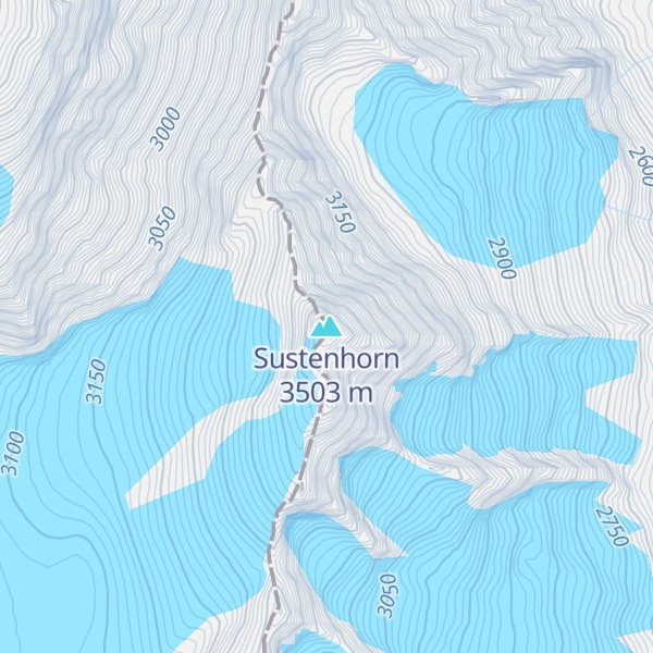 Map of Sustenhorn