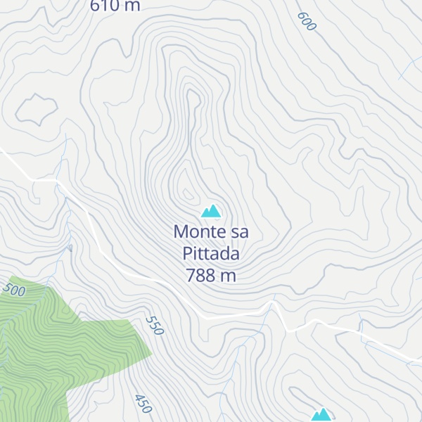 Map of Monte sa Pittada