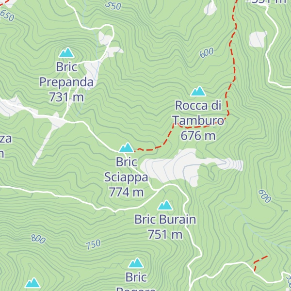 Map of Rocca Paciri