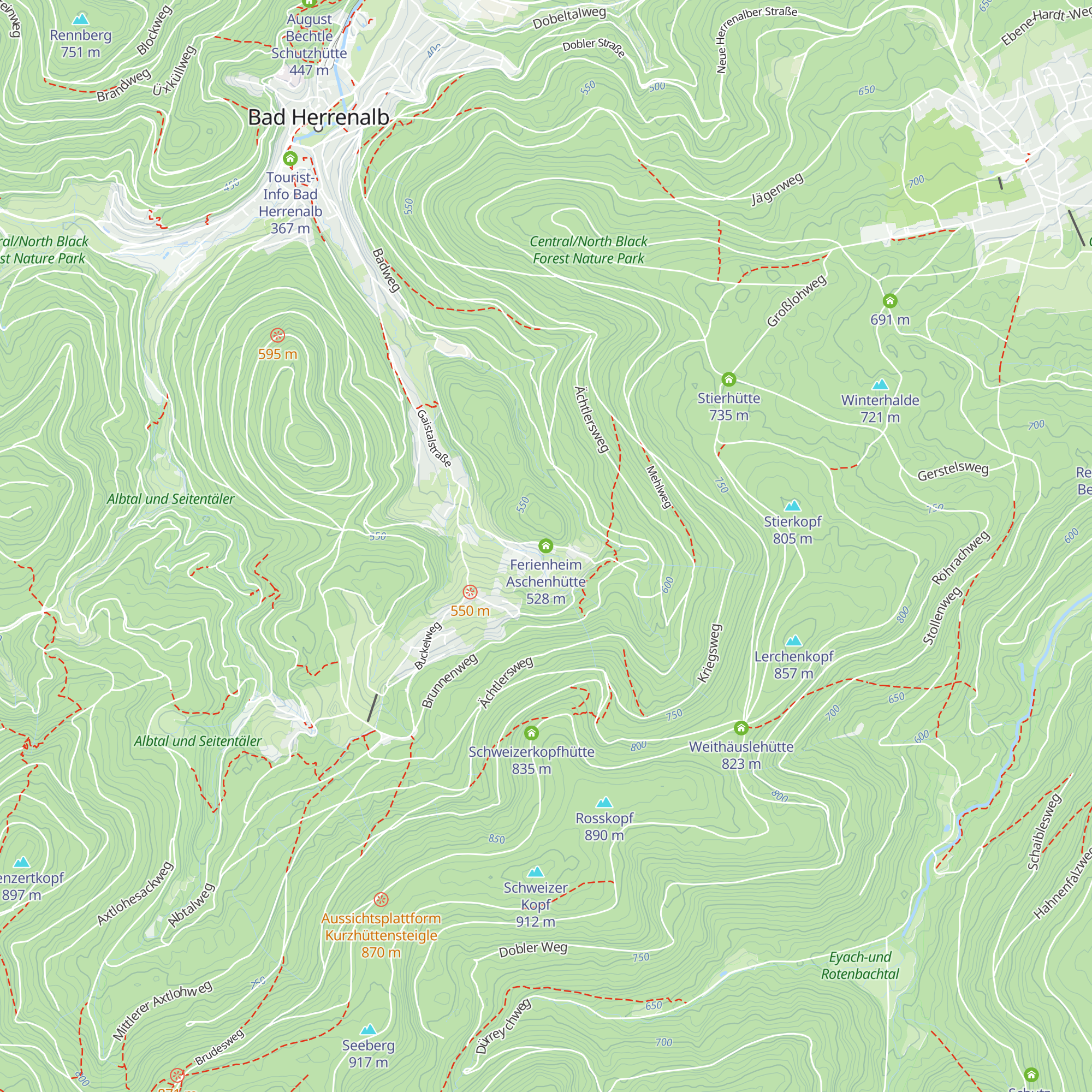 Ferienheim Aschenhütte map