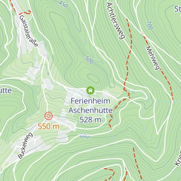 Map of Ferienheim Aschenhütte