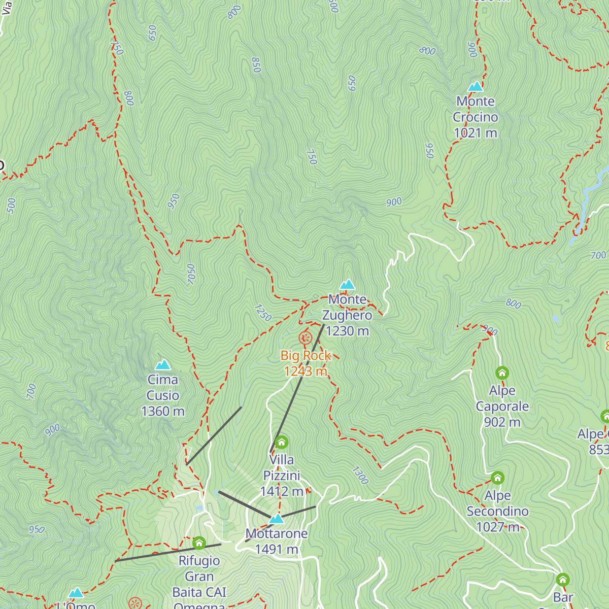 Alpe Nuovo map