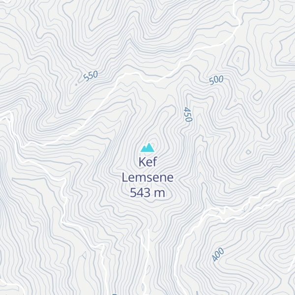 Map of Kef Lemsene
