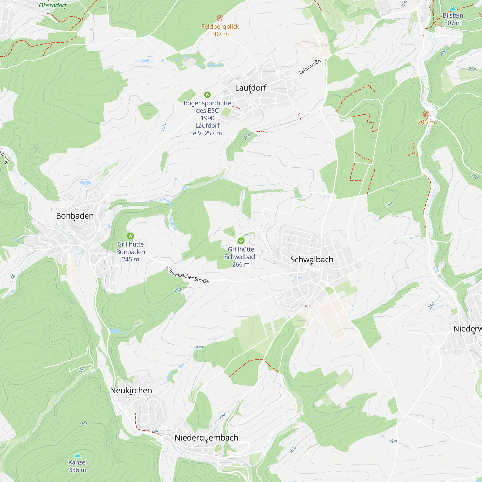 Grillhütte Schwalbach map