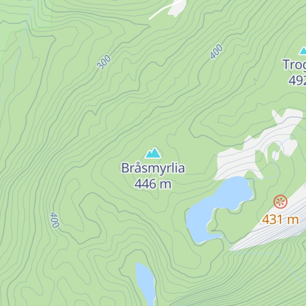 Map of Bråsmyrlia