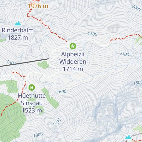 Map of Flüelenboden
