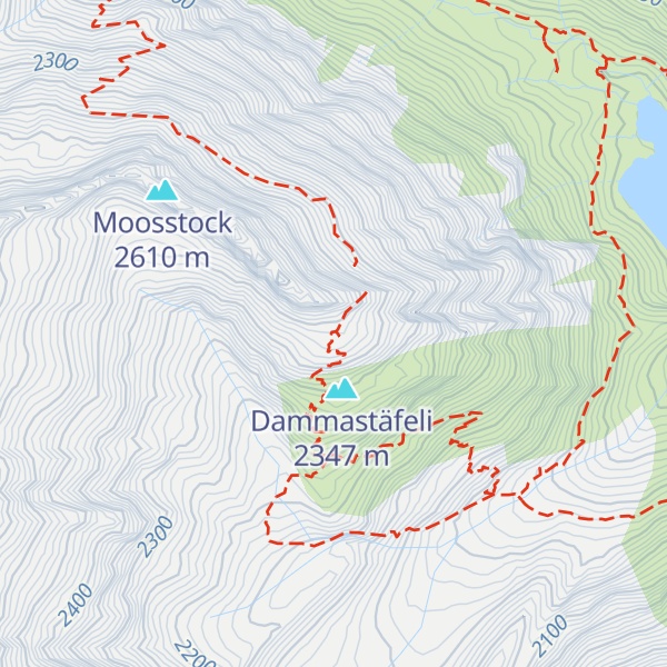 Map of Dammahütte SAC