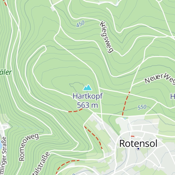 Map of Hartkopf