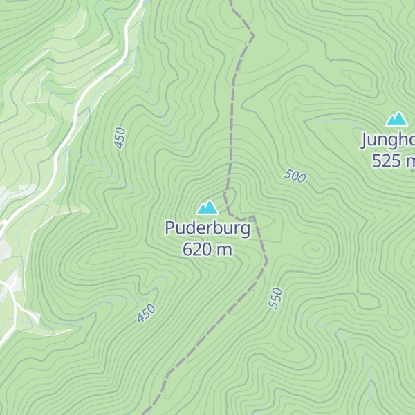 Map of Puderburg