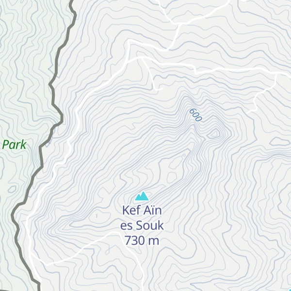 Map of Jebel Guerrioua